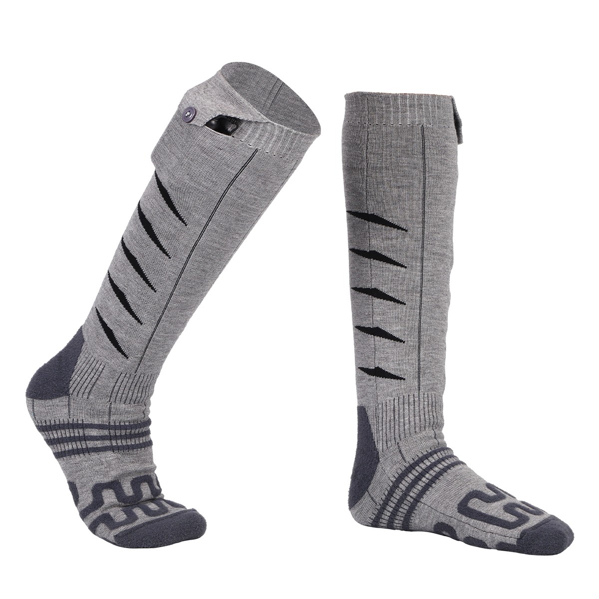 Rechargeable Electric 5000mAh Battery Heated Socks Men Women Winter Foot Warmer