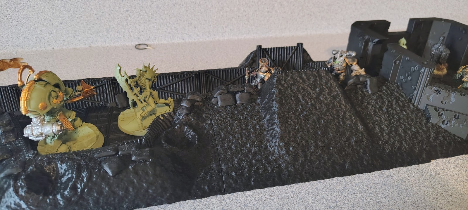 Modular Trench Lot Terrain For Wargames, Trench Crusade Warhammer 40k Compatible