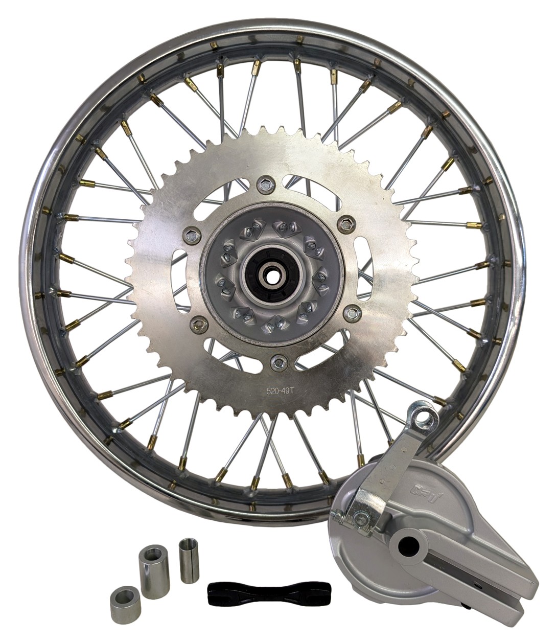 CRU Products Rear Rim Wheel Heavy Duty Spokes for 2005-17 Yamaha TTR230 TTR 230