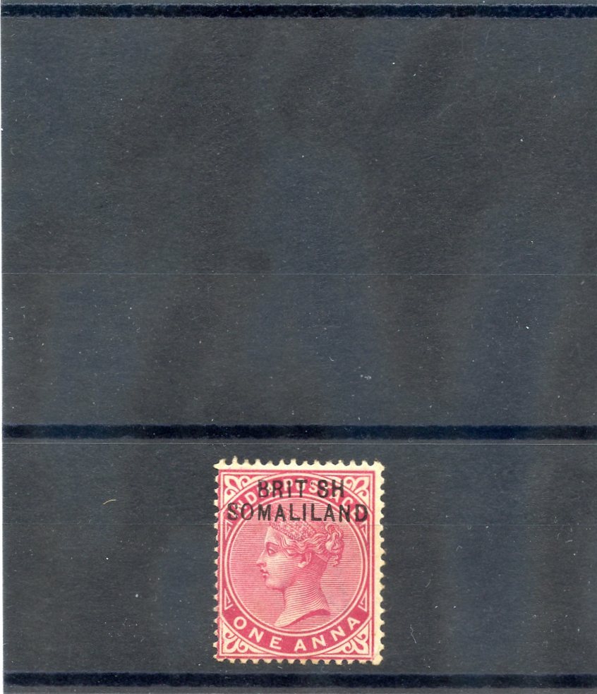 SOMALILAND Sc 2var(SG 2a)*F-VF LH ERROR: MISSING i IN BRITISH $400