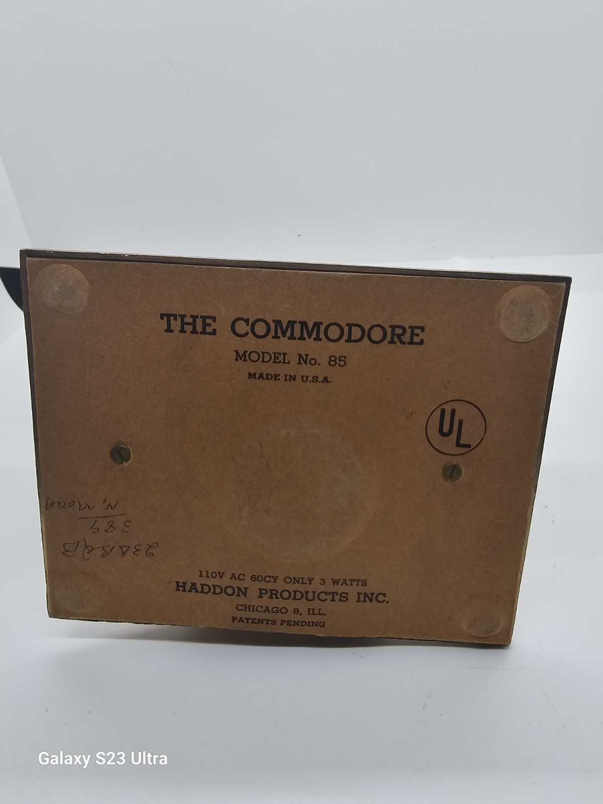 The Commodore Model No 85 Haddon Clock
