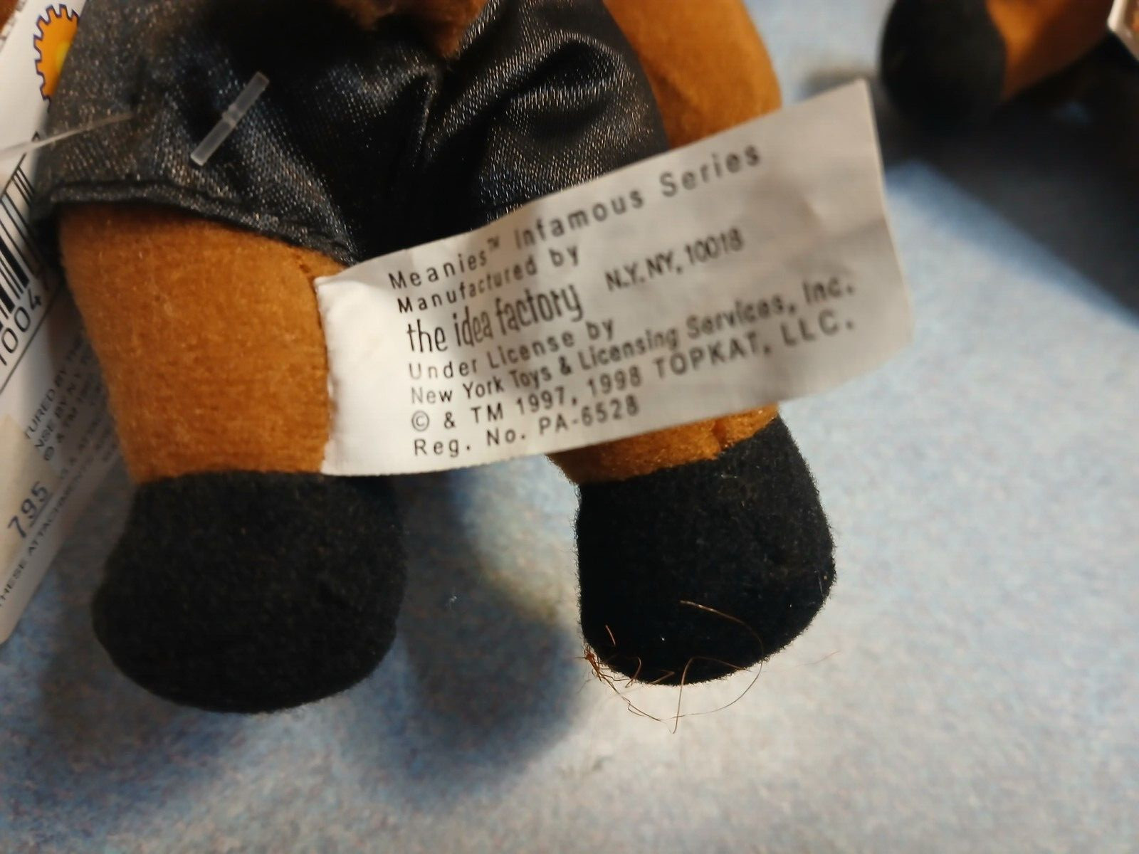 Lot of 10 1998 Idea Factory Infamous Meanies Plush Mike Bison New Mike Tyson VTG