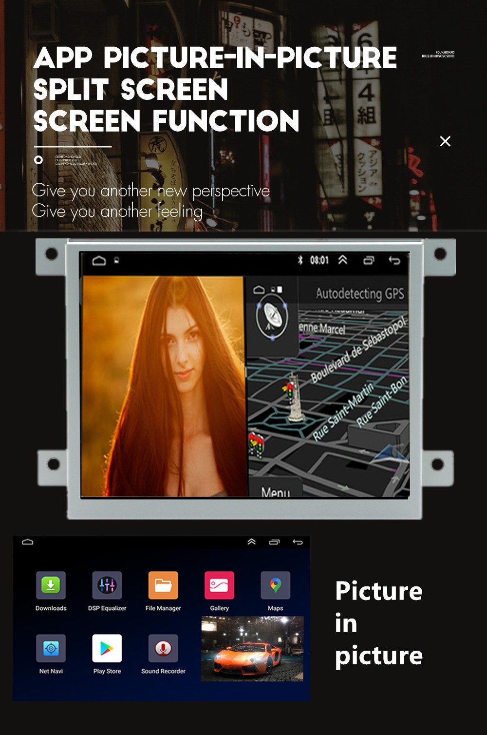 8.4'' Android Stereo Radio GPS Nav For 11-14 Dodge Charger Chrysler 300 Carplay