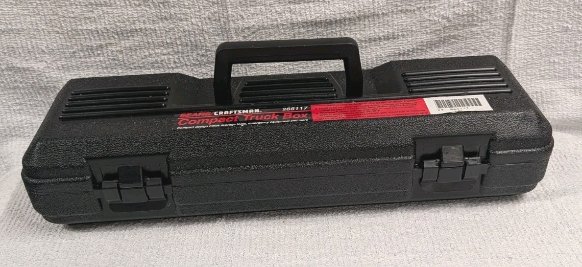 🆕 NOS Sears Craftsman 17" 65117 Permanex Truck Box Compact Tool Underseat USA