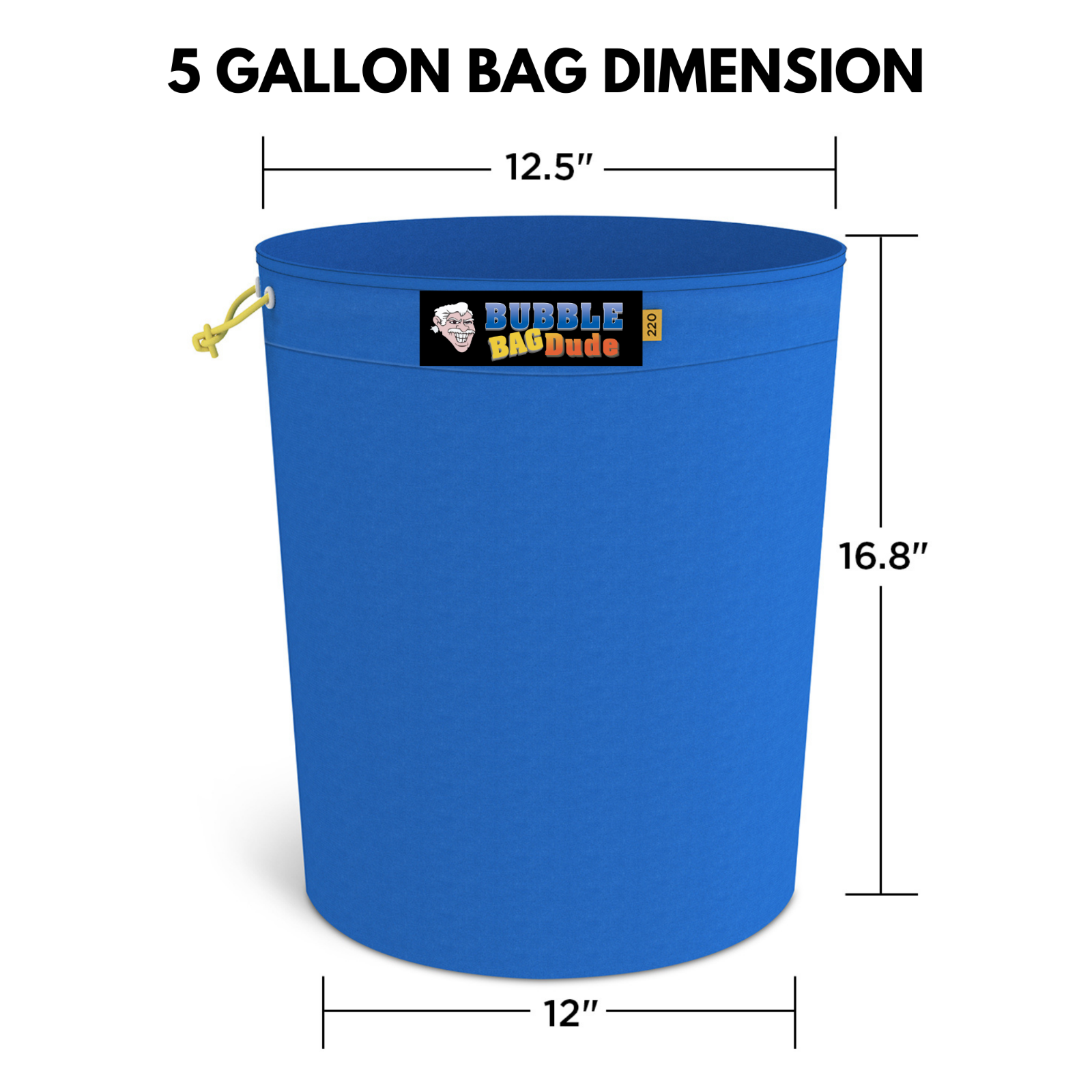 BUBBLEBAGDUDE Bubble Machine 5 Gallon with 5 Gallon Zipper Bag Bubble Hash Bags