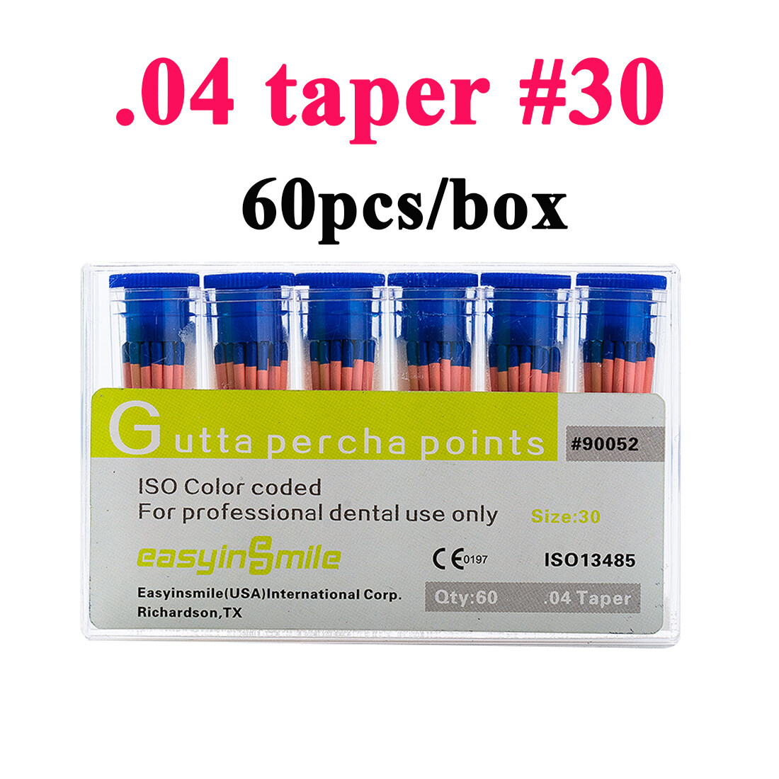 Dental Endo Gutta Percha Points Endodontic Obturation 02.04.06 Taper Easyinsmile