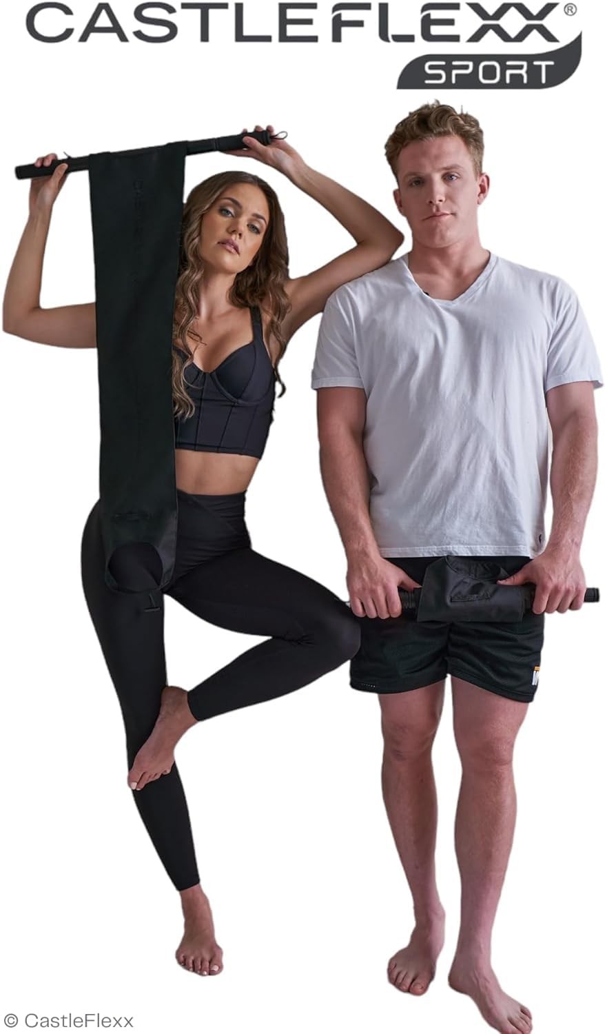 CastleFlexx Mobility and Full Body Strengthening Device | Non-Elastic Stretch...