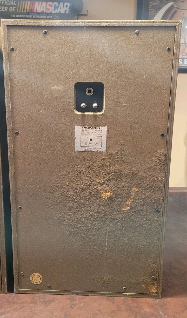 Vtg Pair Pioneer CS-33A Floor Speakers Tested Sounds Great Decor