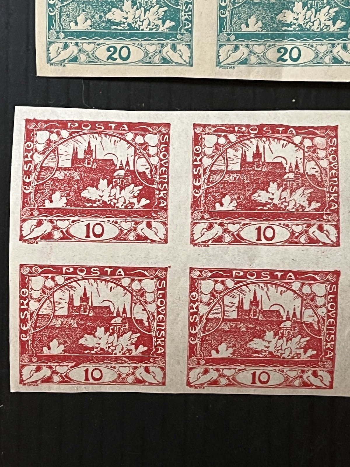 CZECHOSLOVAKIA - 1918/1919, Collection of several Blocks - MNH