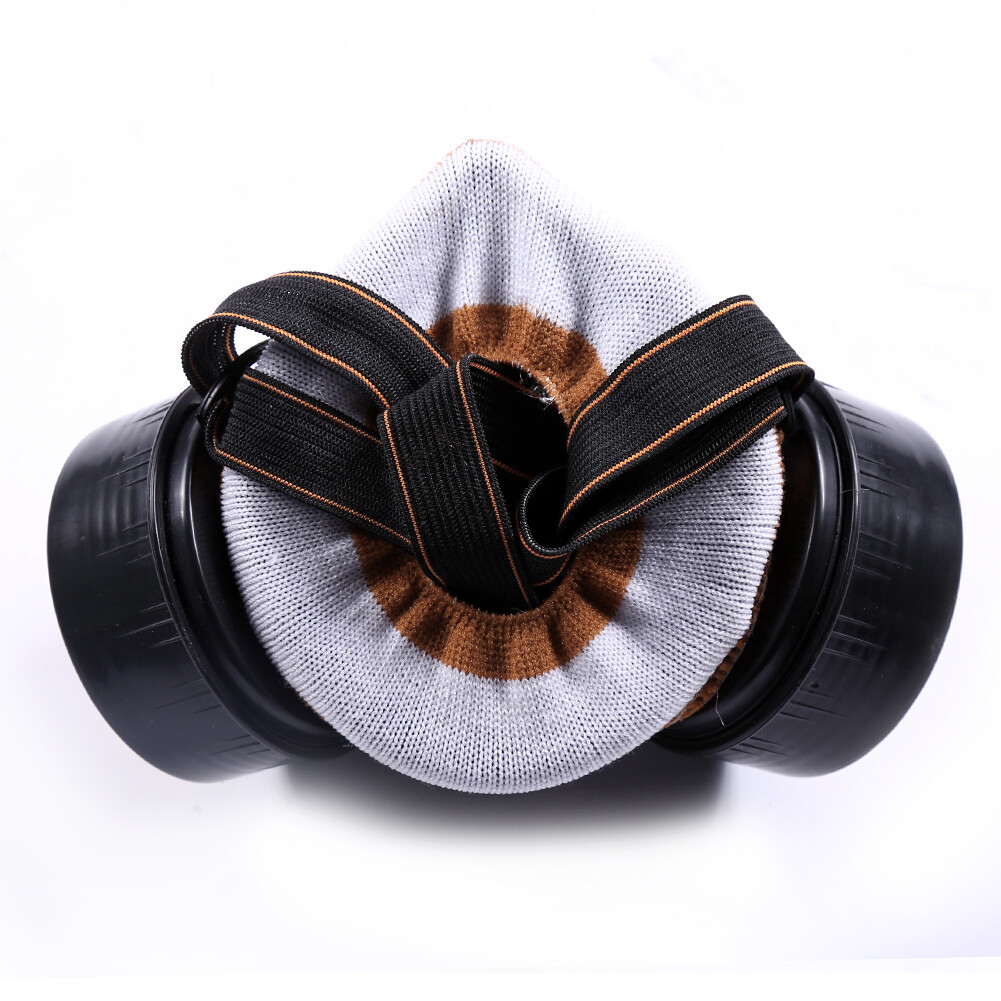 Emergency Survival Safety Respiratory Gas Mask Goggles &2 Dual Protection Filter