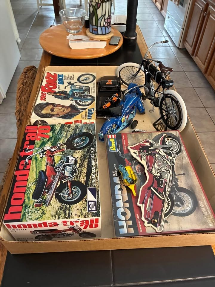 Vintage Motorcycle Collectables/new and used