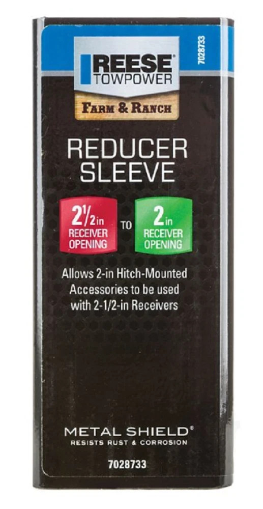 Reese Towpower 7028733 Towing Receiver Reducer Adapter Sleeve Class V 2-1/2" -2"