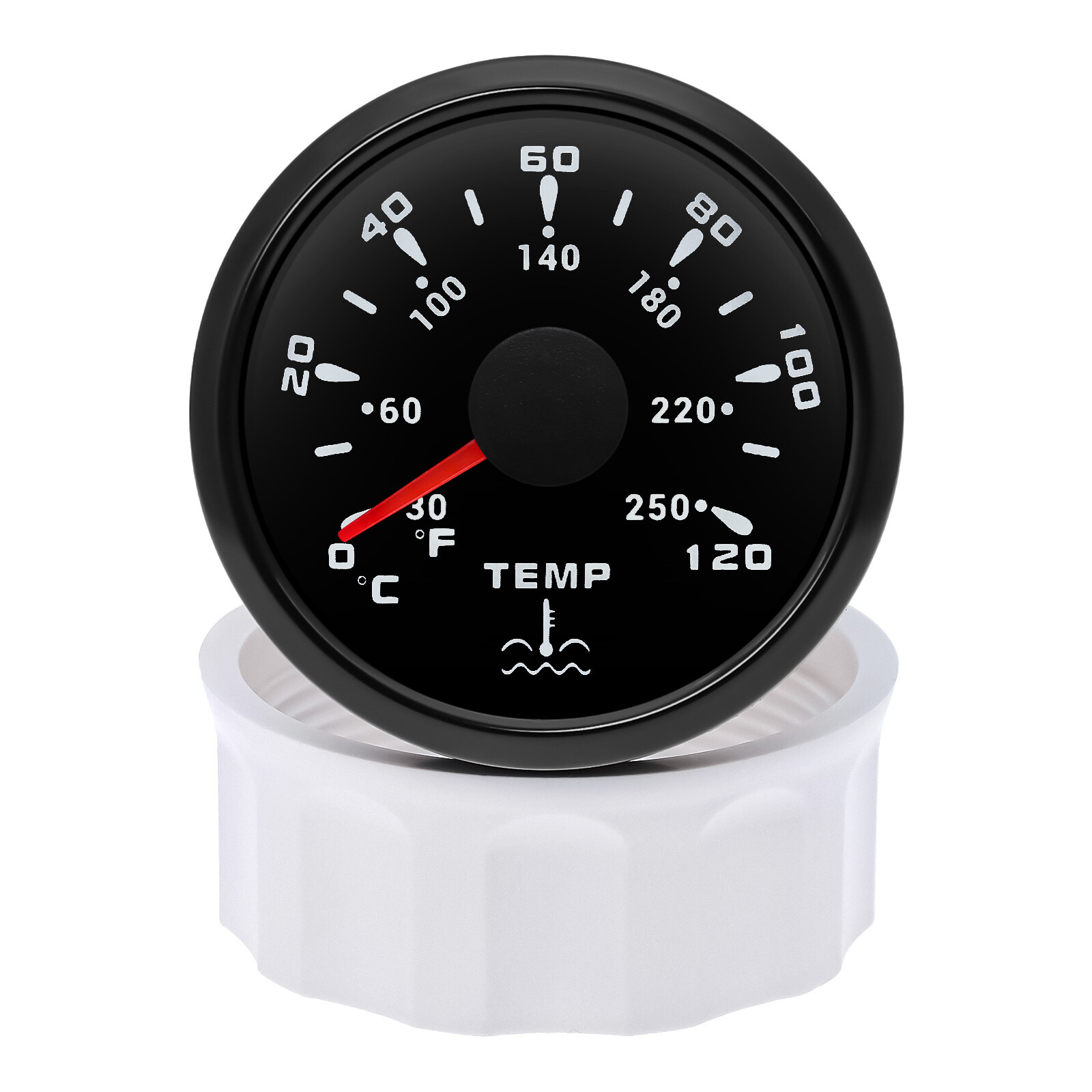 7 Gauge Set 85mm Boat GPS Speedometer 120km/h/80MPH Tachometer 8000RPM Gauge US
