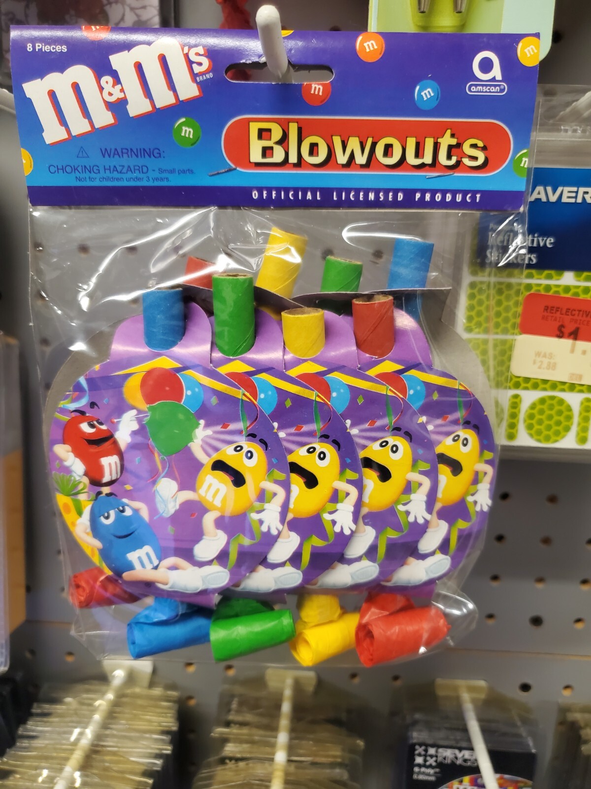 M&M's Blowouts ( 8 pk ) ~ Birthday Party Supplies Favors New in the Package