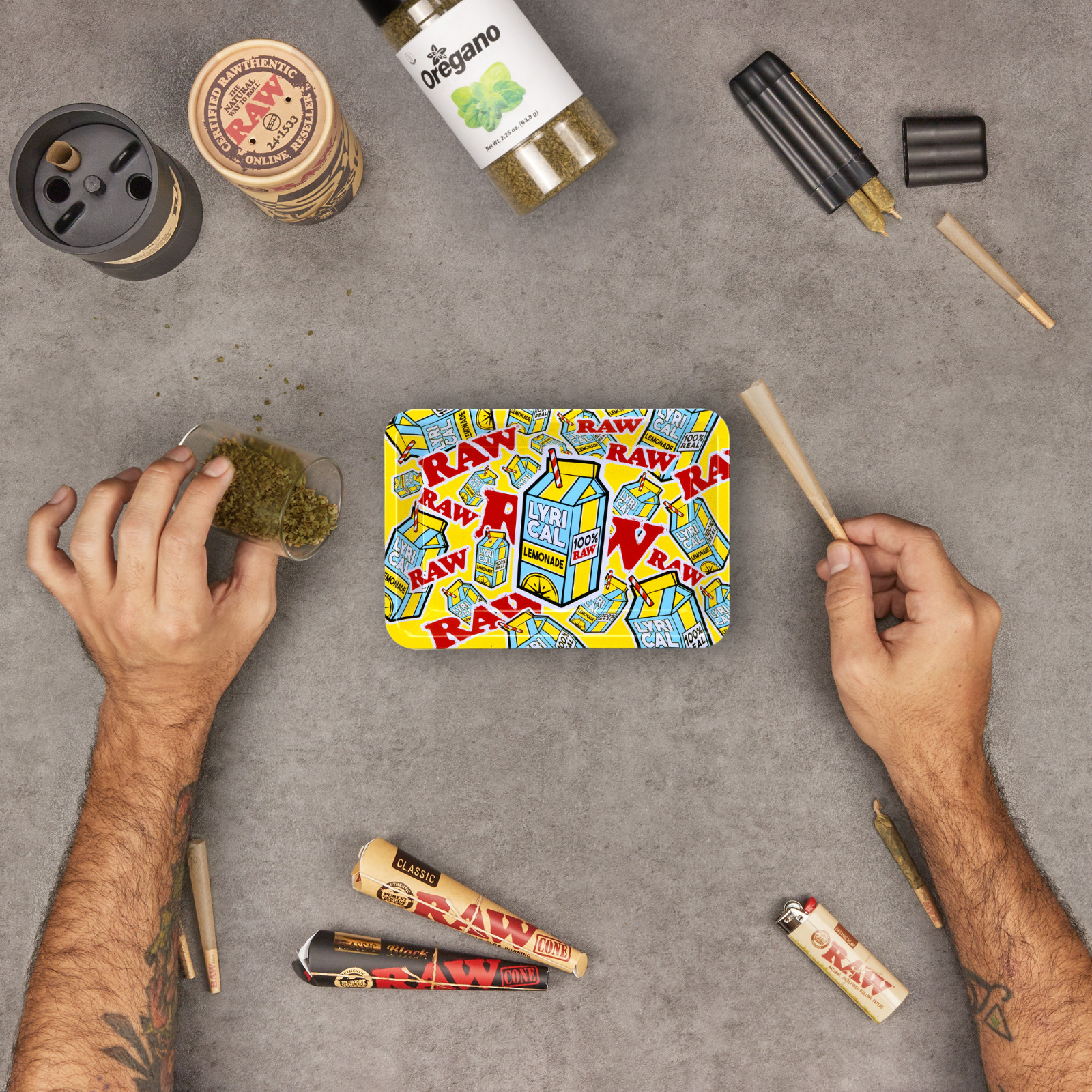 RAW Lyrical Lemonade Rolling Tray | Mini
