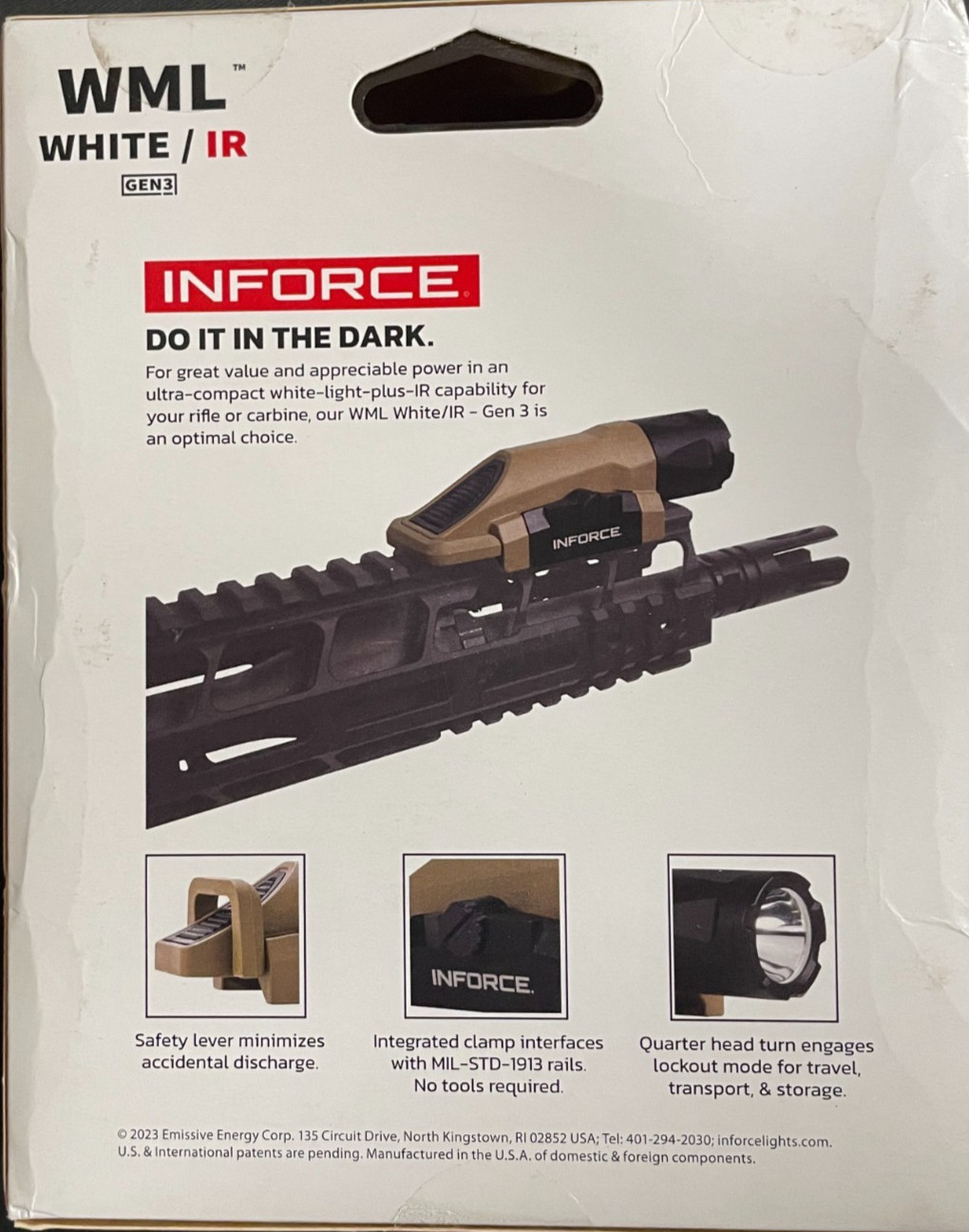 Inforce Wml White/ir, Inforce If71013de Inforce Wml White/ Ir Gen 3 Fde