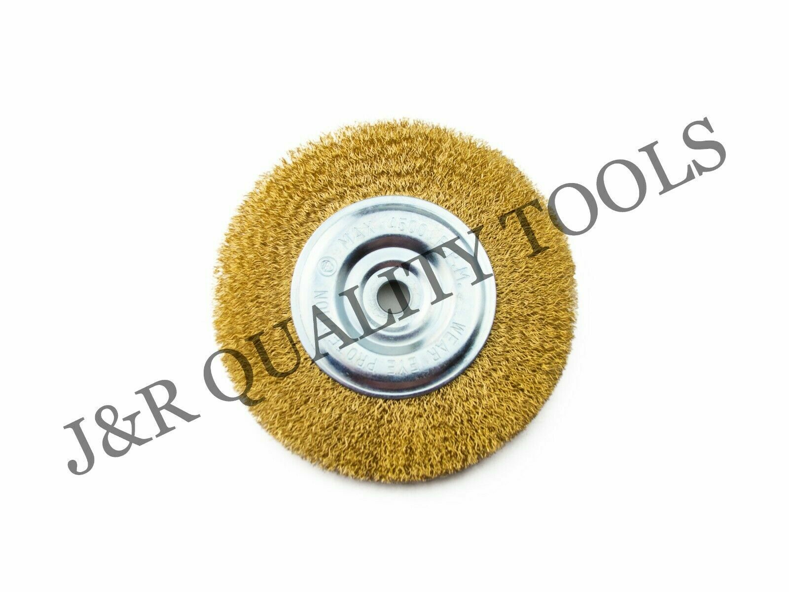6" INCH ROUND WIRE BRUSH WHEEL FOR BENCH GRINDER
