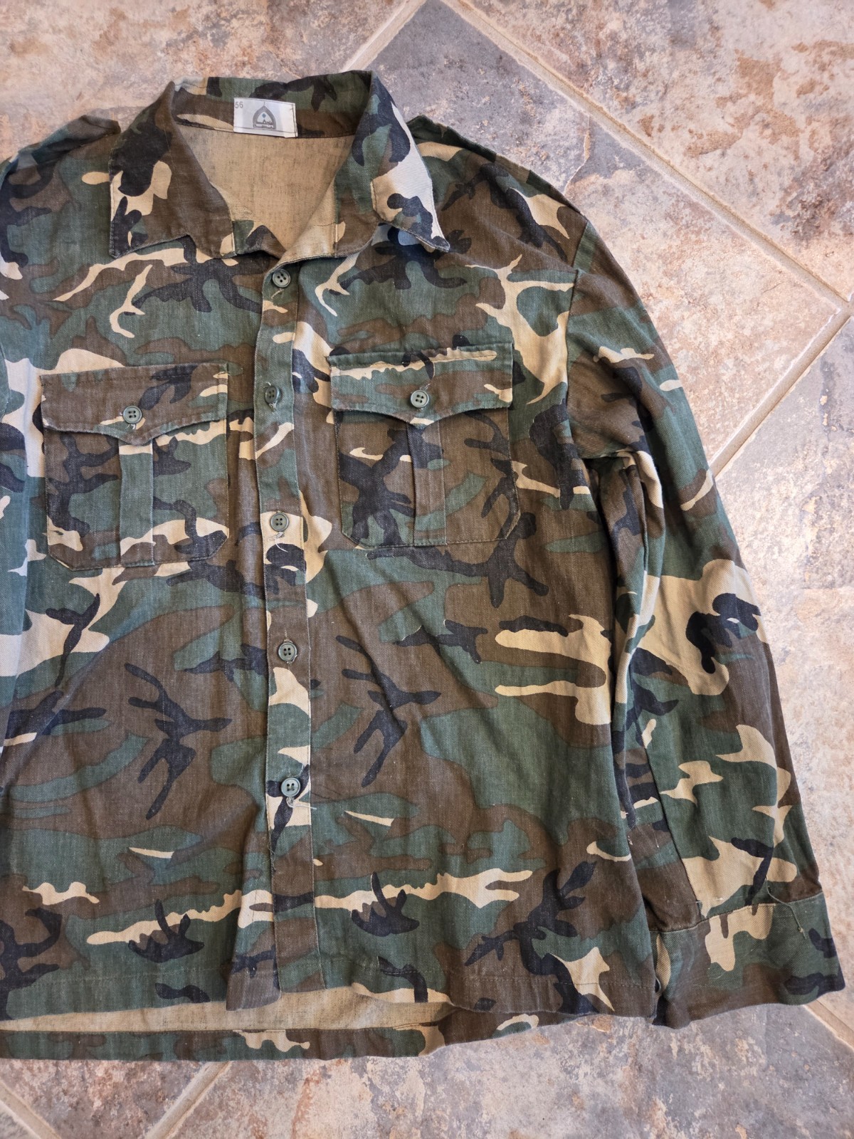 Nice! Iraqi Iraq Woodland Camo Camouflage Uniform w/ Provenance Bringback