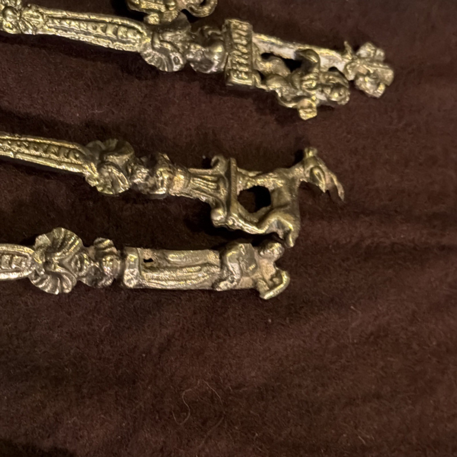 Set of 12 Antique vintage Italian demitasse spoons.