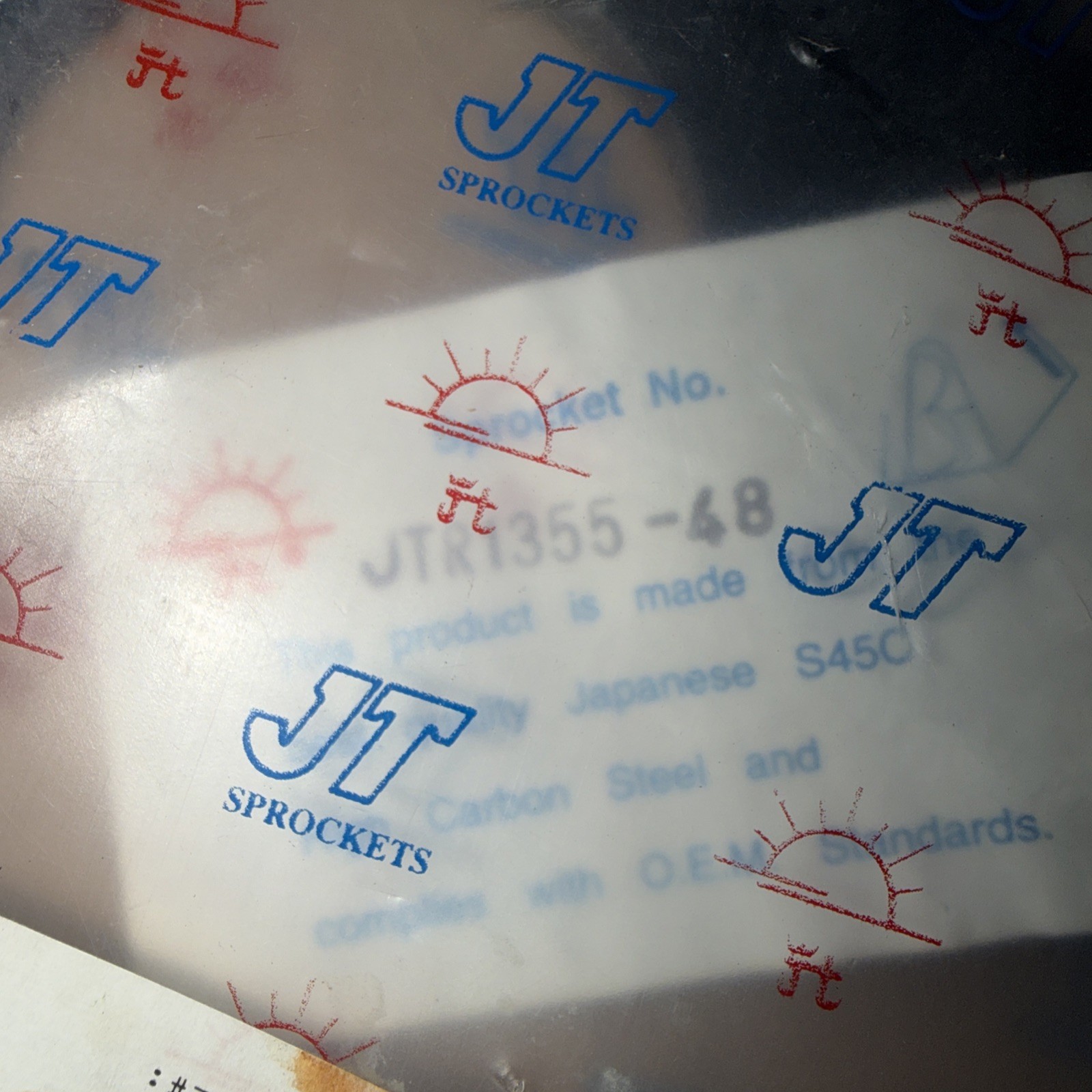 JT Steel Rear Sprocket - 48T JTR1355 48 For HONDA 90. See Fitment In Description