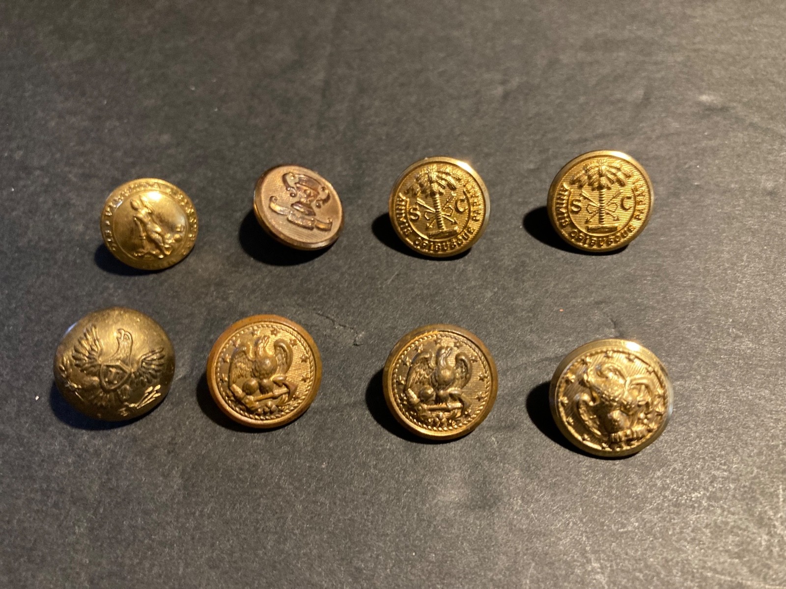 Civil War Reproduction Reenactment Coat Tunic Collar Cuff Buttons