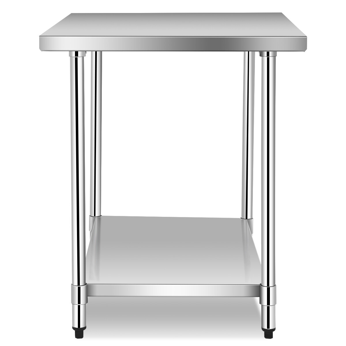 30" x 48" Stainless Steel Food Prep & Work Table Commercial Kitchen Table Silver