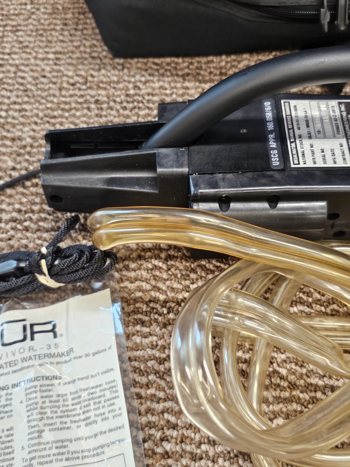 Katadyn Recovery Pur Survivor 35 Watermaker Reverse Osmosis Desalinator