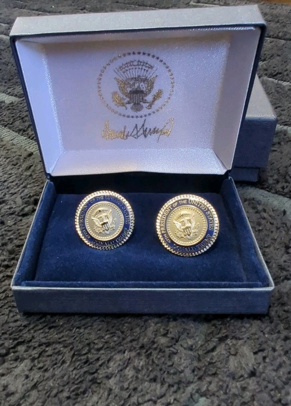 Hot! 🔥 Presidential Cufflinks 47th President Donald Trump  - 2025 Brand New
