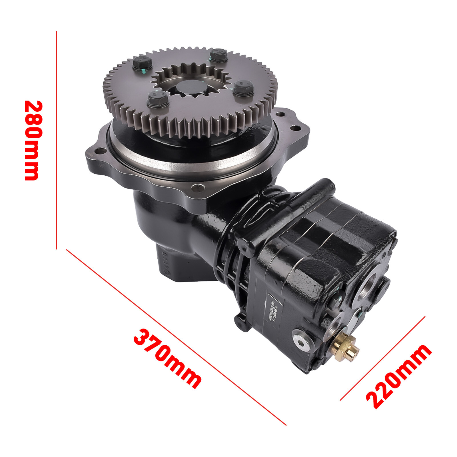 Brand New Air Brake Compressor for Detroit Series 60 14L R23535534, HDX 5018485X