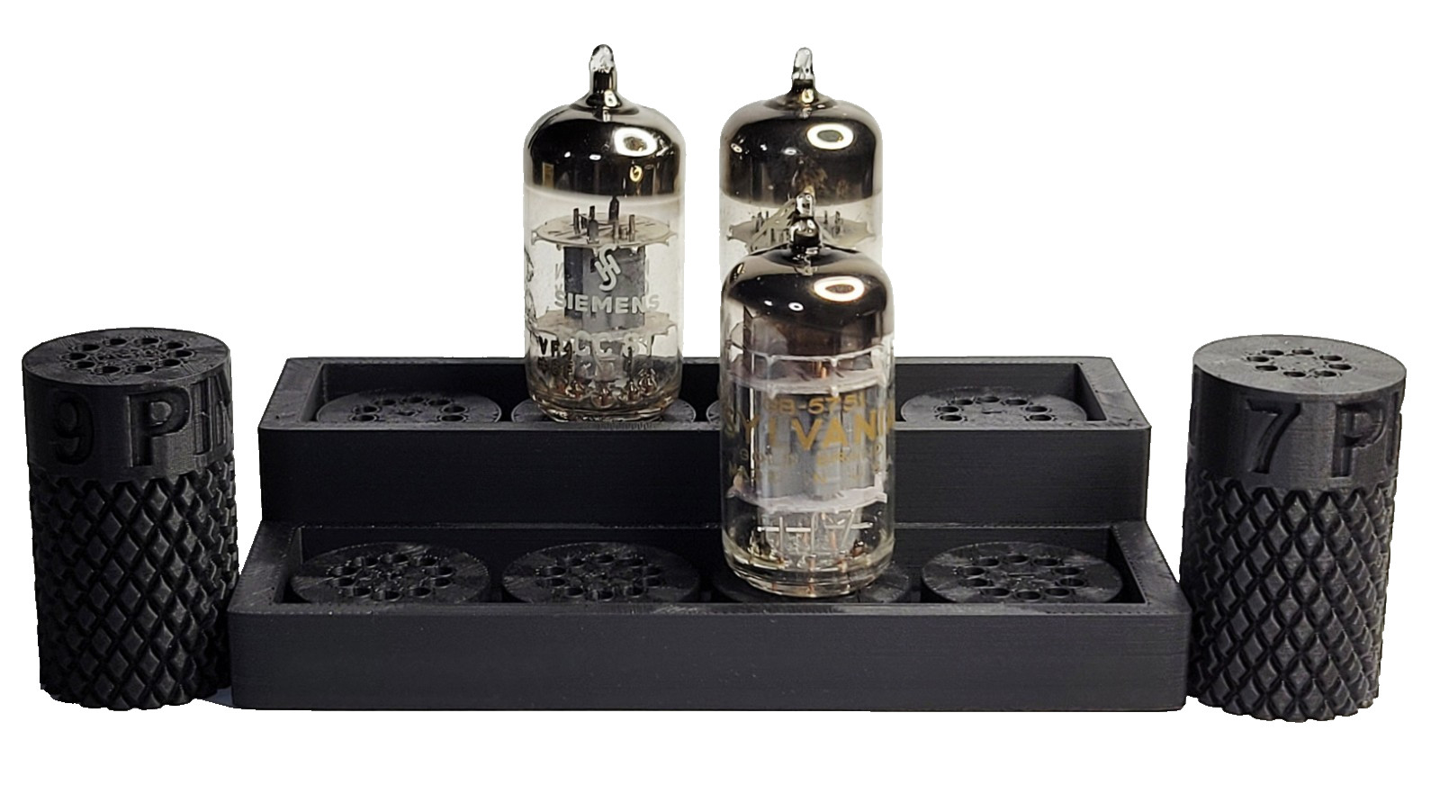 Vacuum Tube Pin Straighteners 7 Pin 9 Pin & Octal Display Stand Holder for 9 Pin