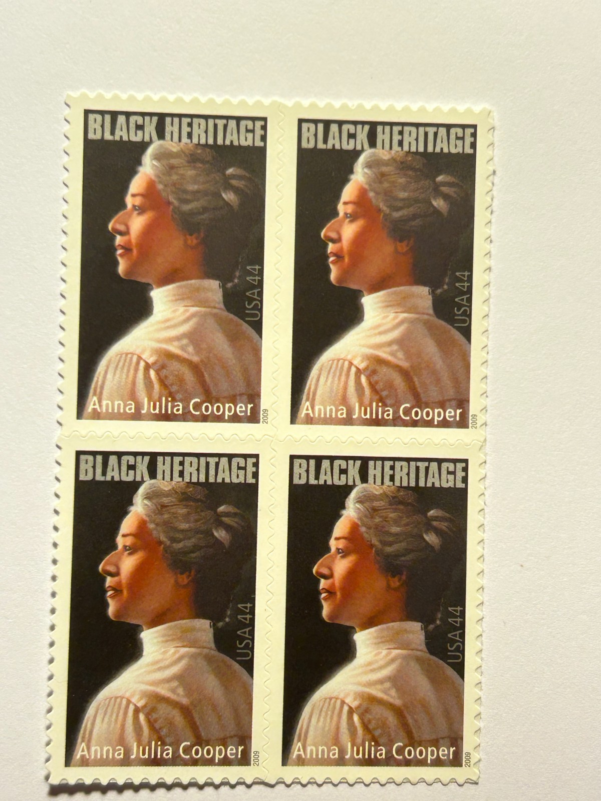 U. S. Block of 4 SC 4408 Anna J. Cooper MNH 2009