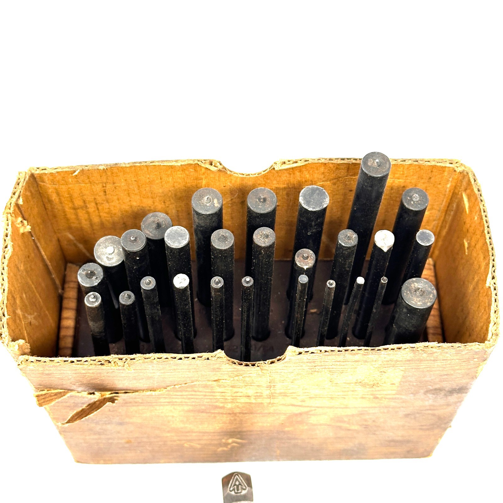 Vintage 27 pc Precision Transfer Punch Set with Stand - 3/32" to 1/2"