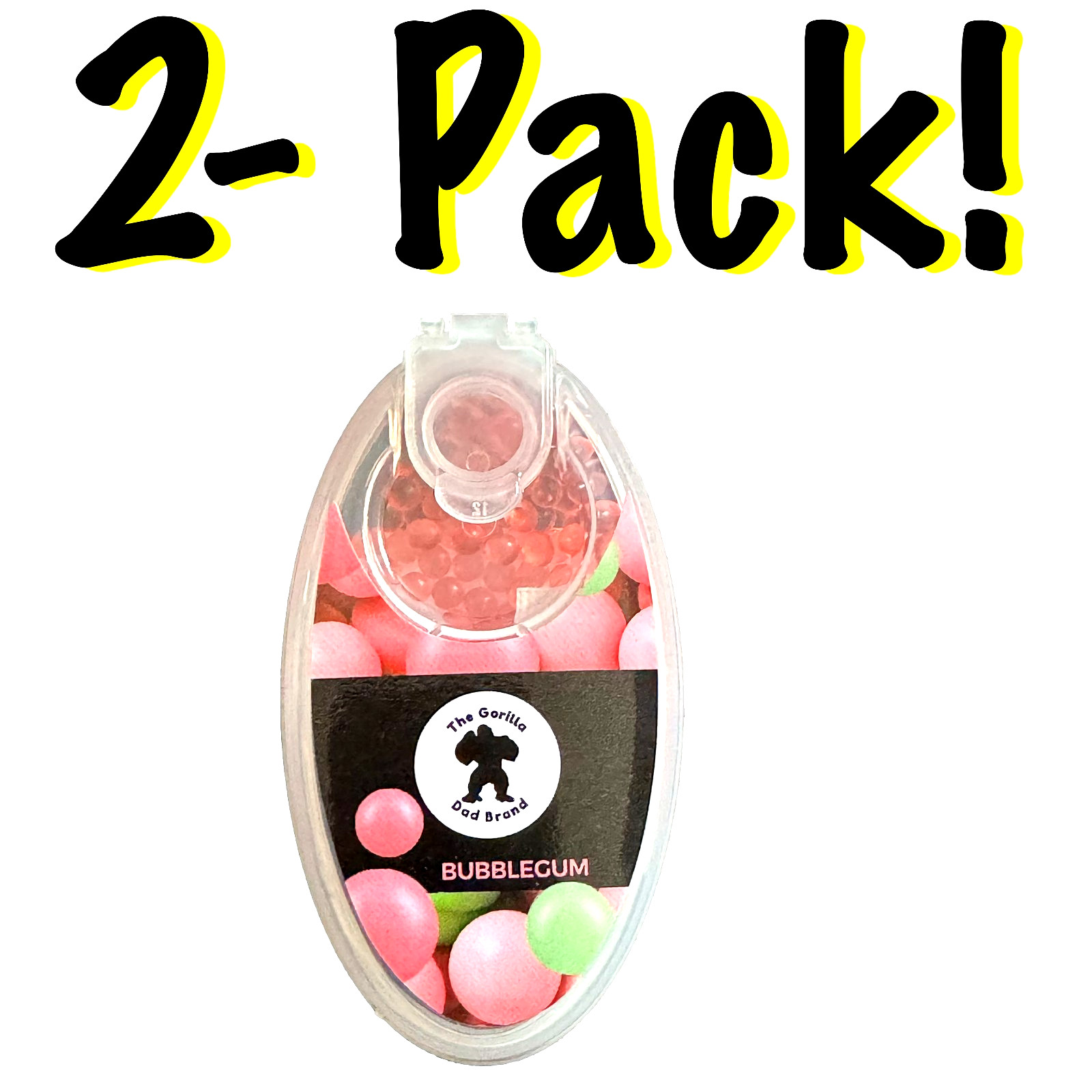 200 Count Bubblegum Burst Beads - DIY Menthol Flavor Infusion Filter Capsules