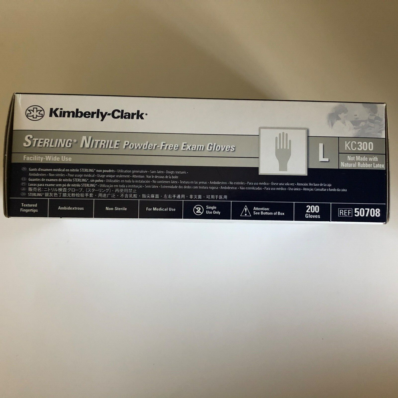2000 Count Case - Kimberly Clark Nitrile Exam Gloves Size Large Exp. 11/2024