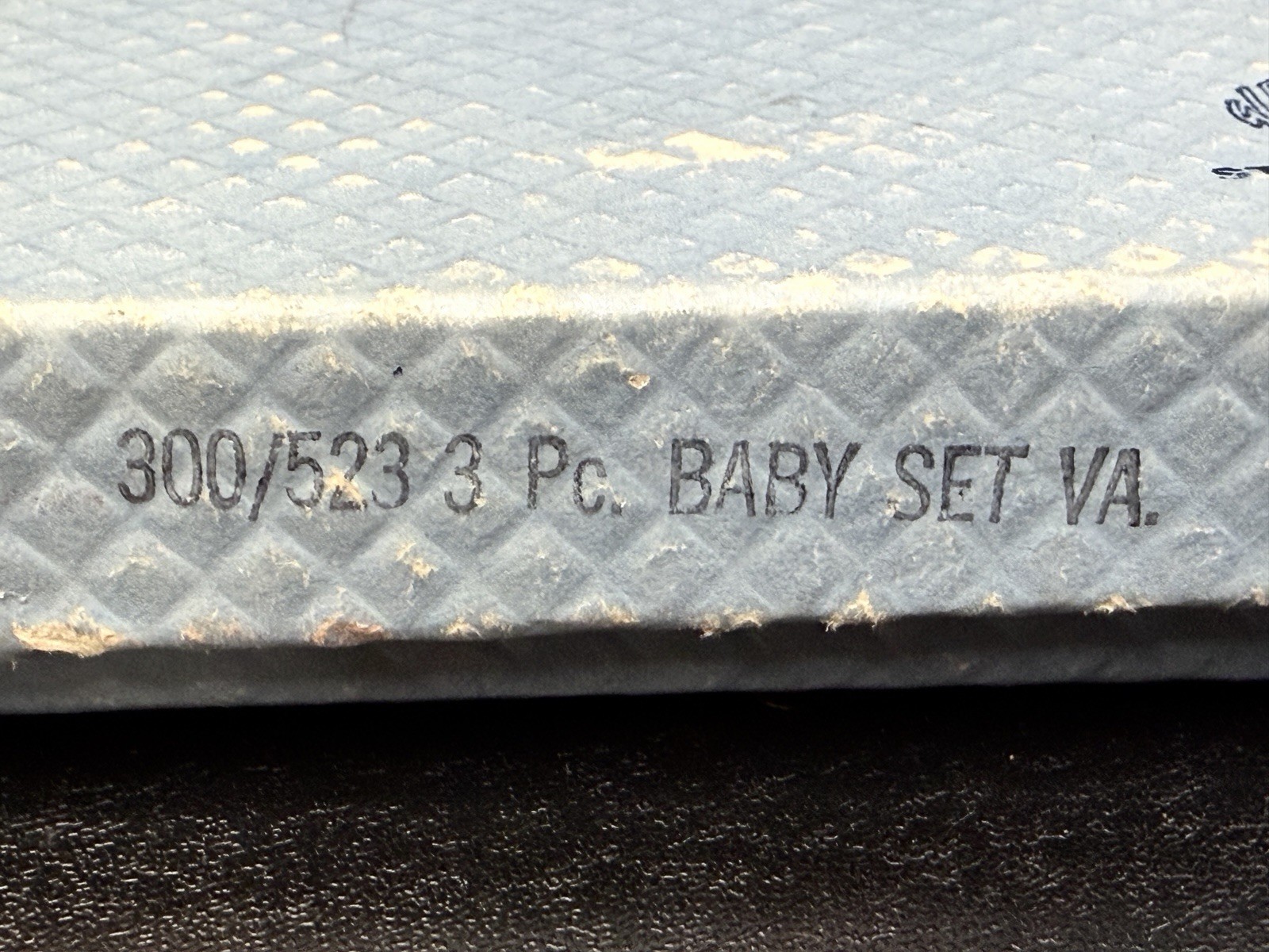 WEB Sterling Silver .925 3pc Set Baby Rattle Teething Ring Birth Spoon Fork Set