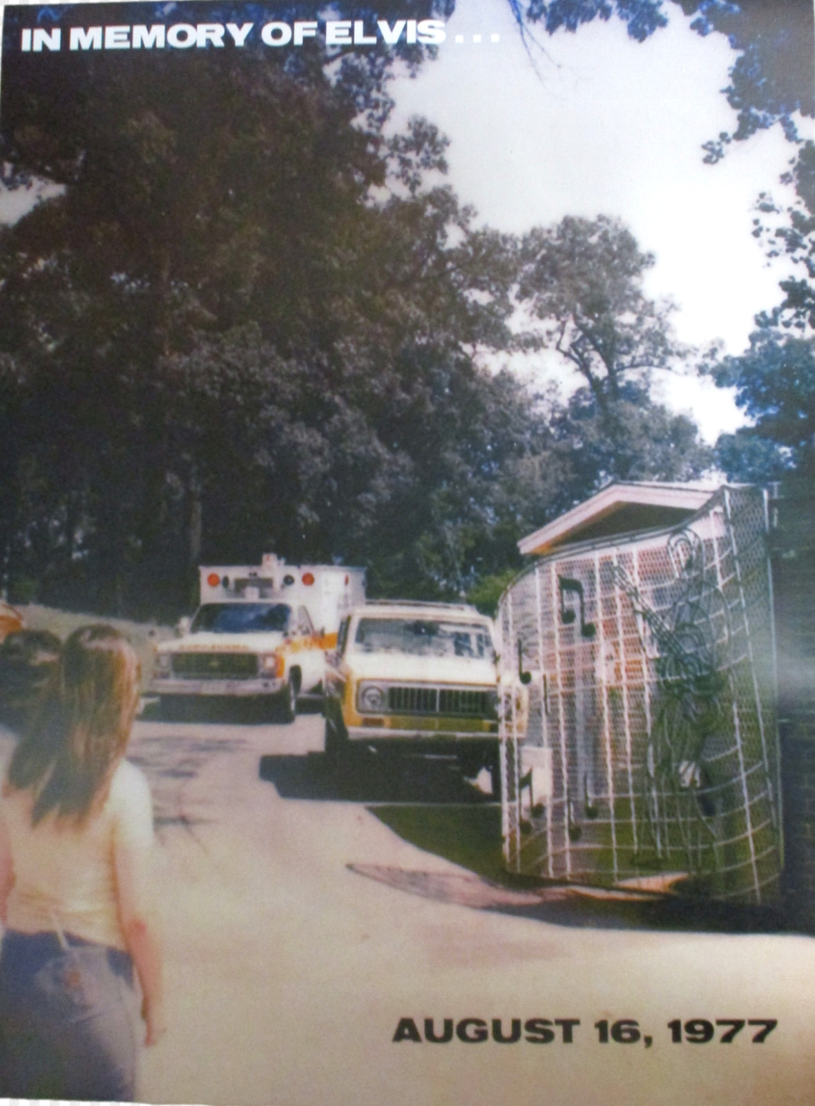 Historic 18x24" Poster – Graceland Ambulance, August 16, 1977