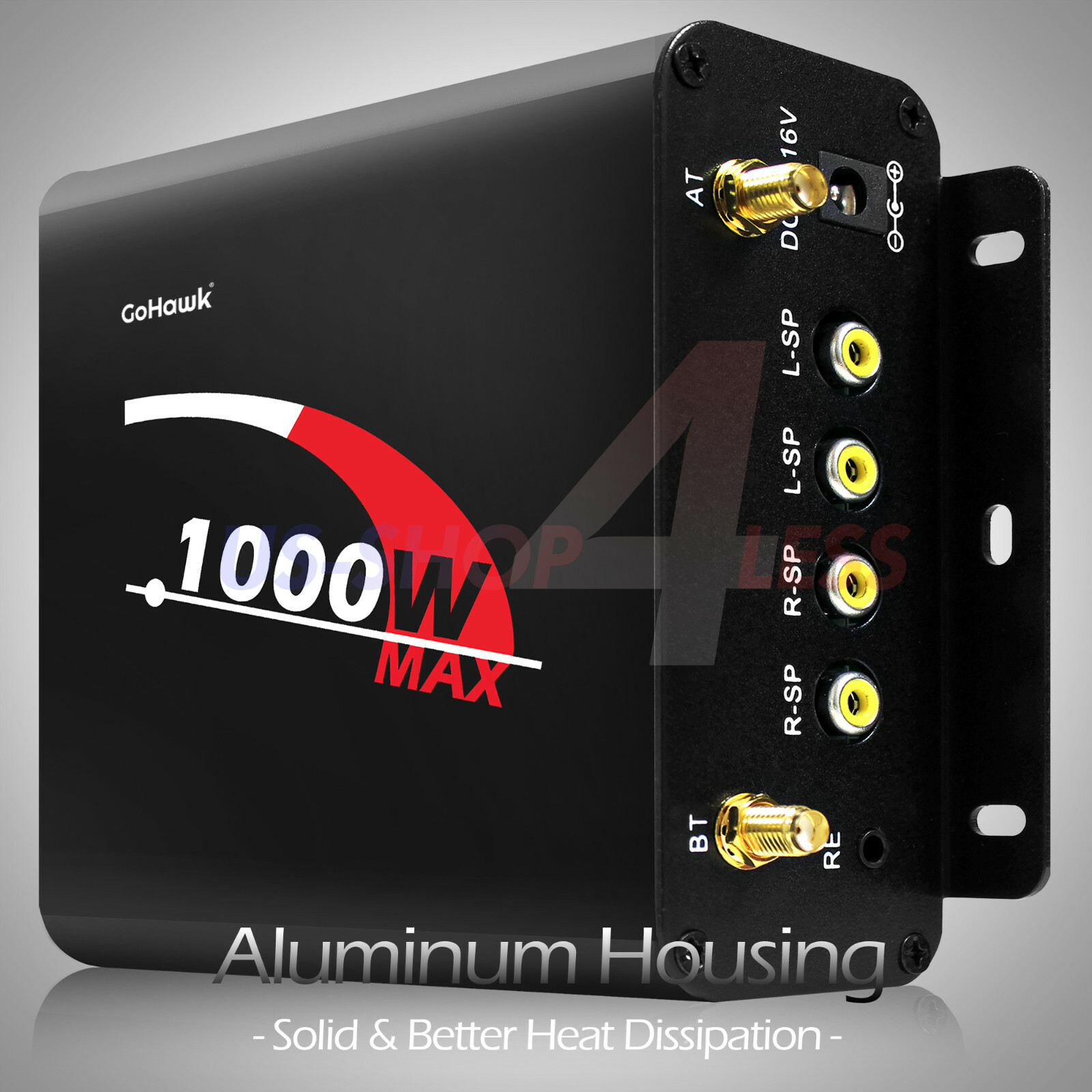 1000W AMP Waterproof Bluetooth Stereo 4 Speaker Audio System USB FM Radio Harley