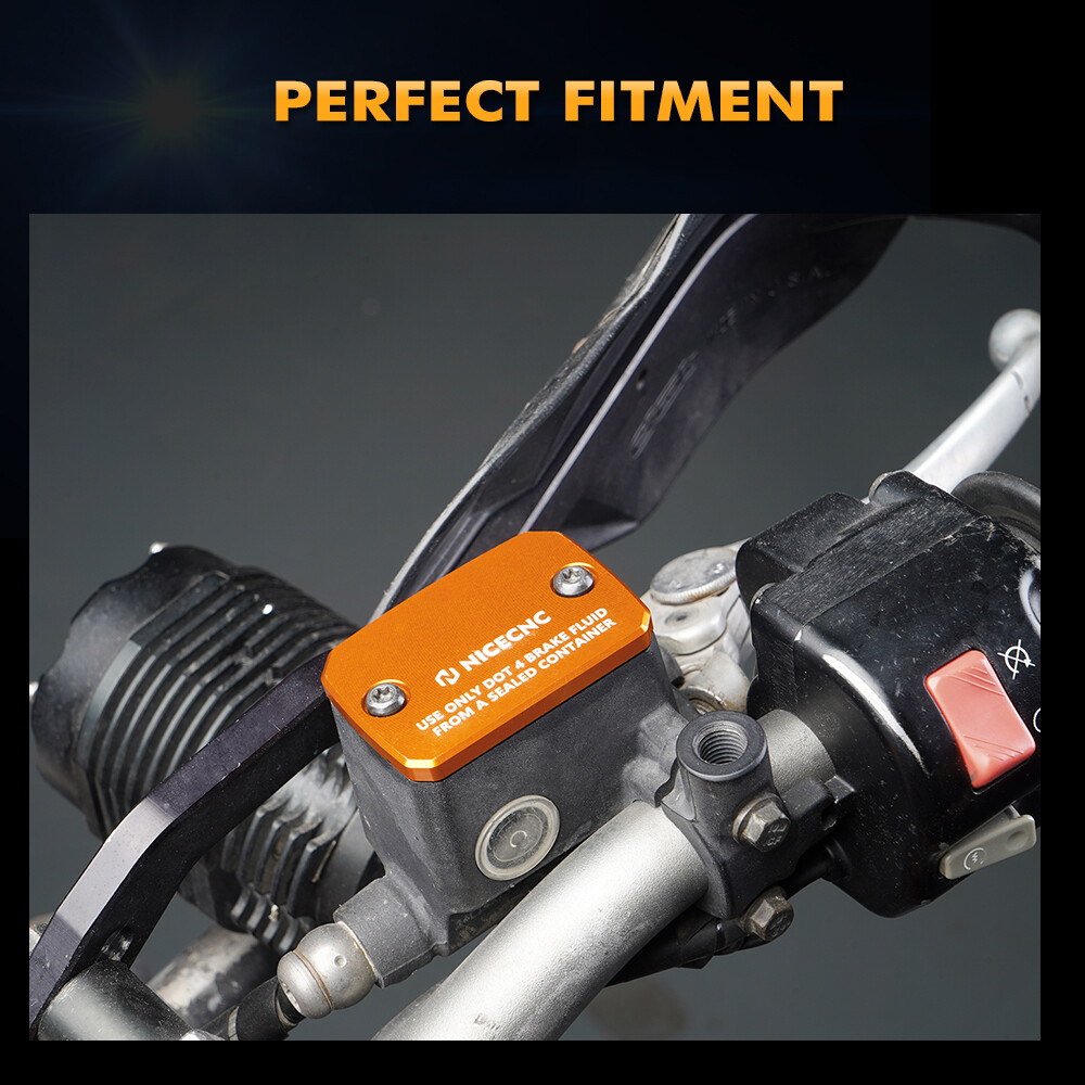 For KTM 690 Enduro R 2014-2021 CNC Front Brake Master Cylinder Cover Aluminum