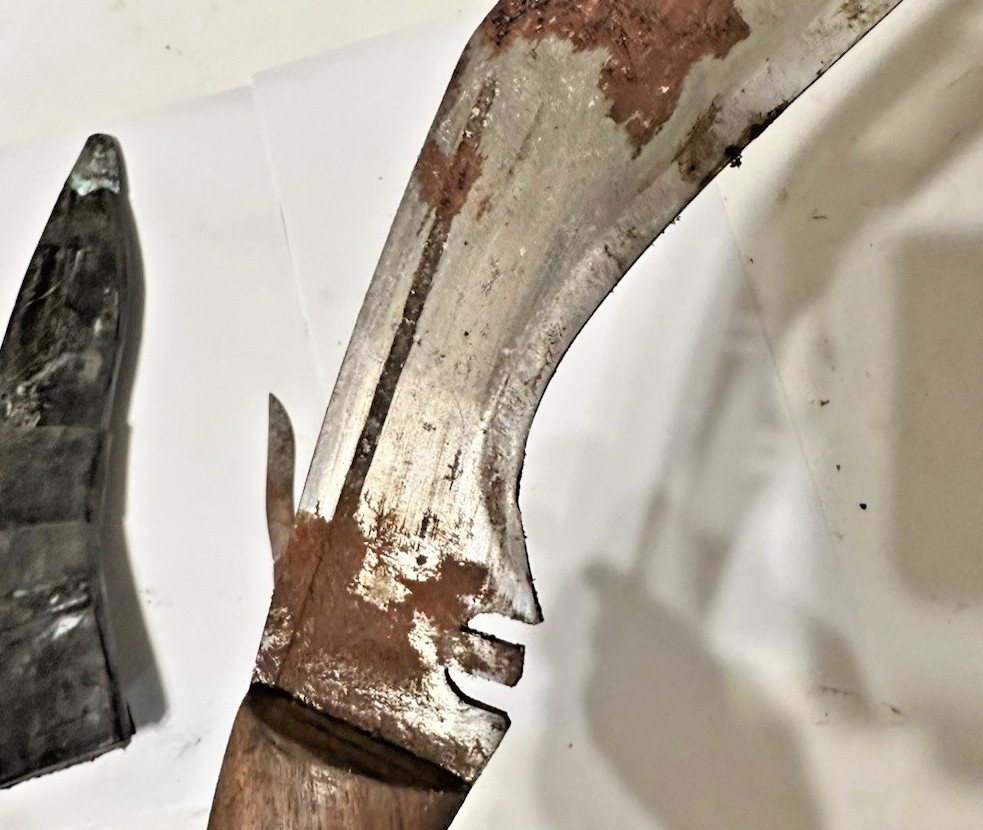 ( # 100) VINTAGE GURKHA KUKRI KNIFE W SHEATH