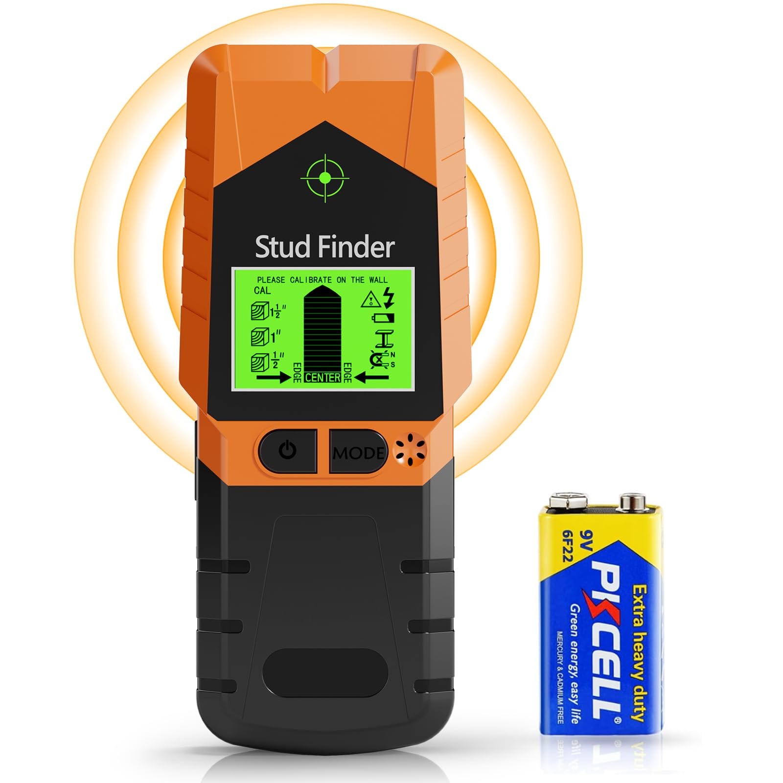 Stud Finder Wall Scanner - 6 in 1 Electronic Stud Finder with HD LCD Display ...