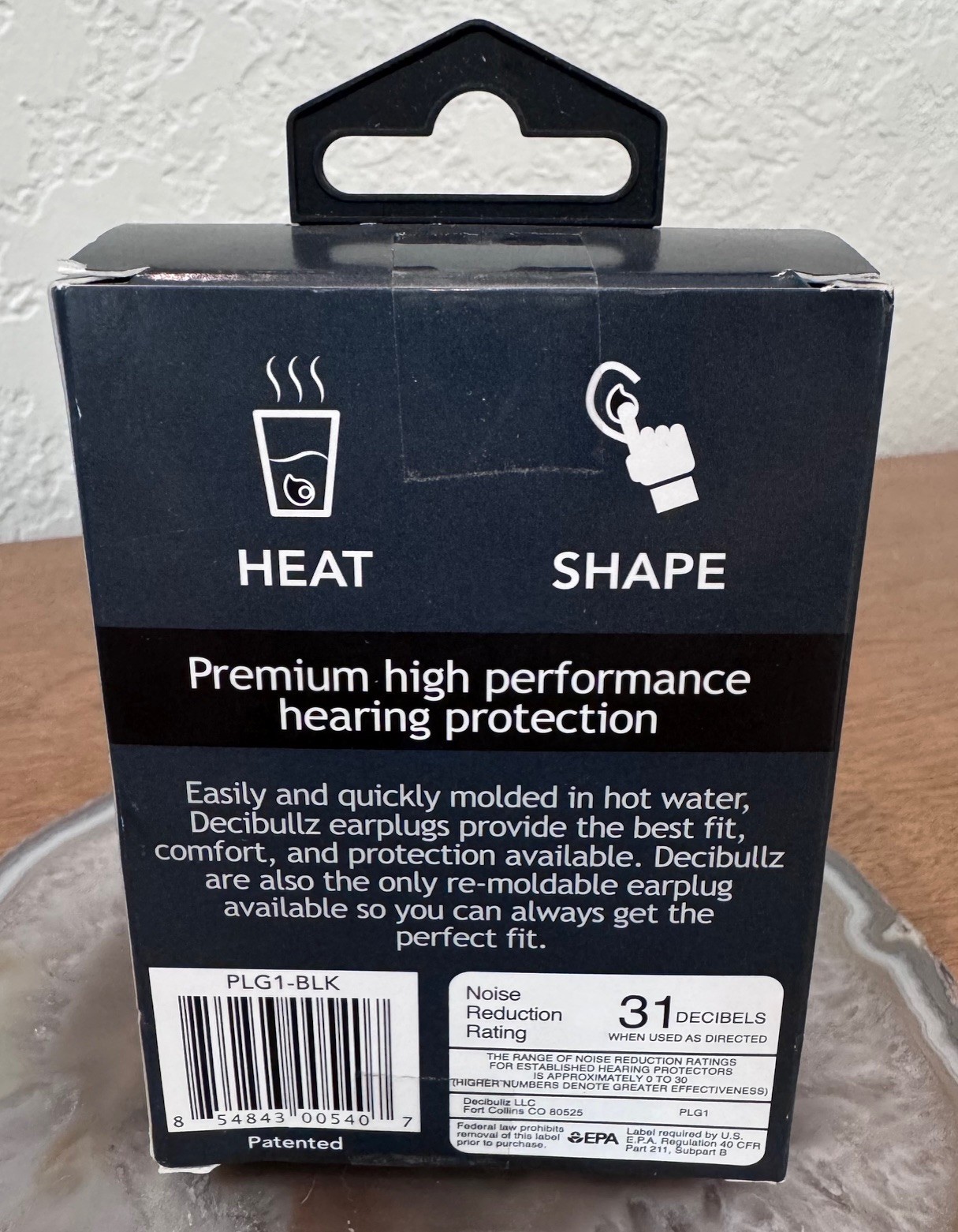 New in Box Decibullz Custom Molded Earplugs 31db Highest NRR ~ Made in America ~