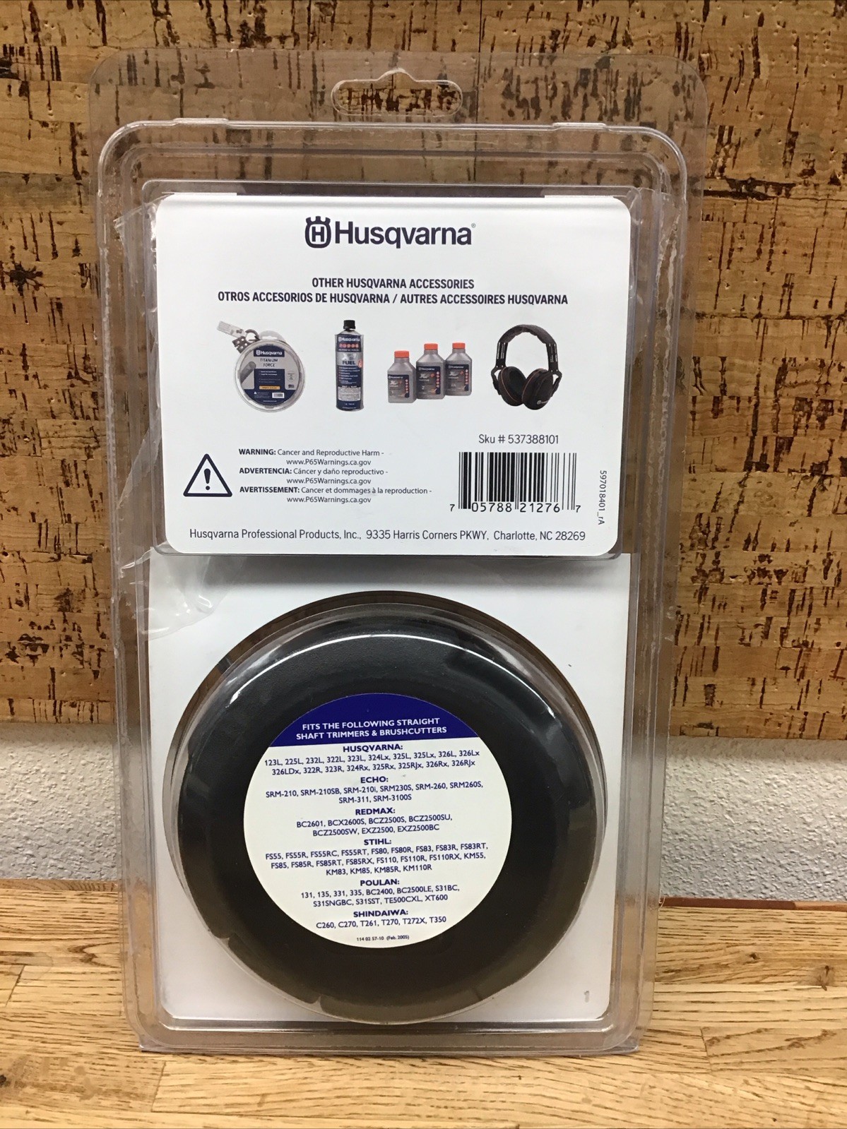 Husqvarna 537388101 Universal T35 Tap Advance Straight Shaft String Trimmer Head