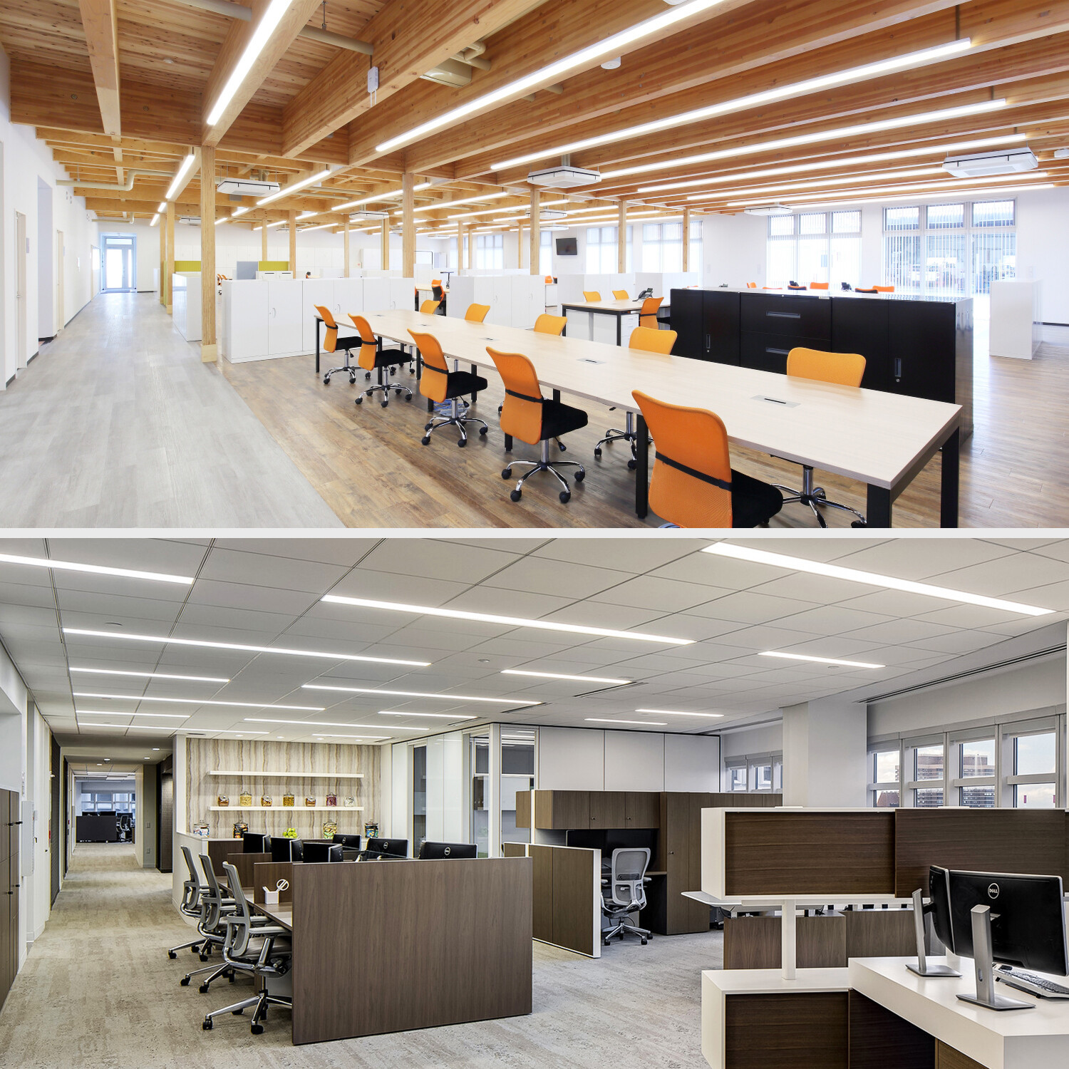 2FT 4FT 5FT 6FT 8FT LED Shop Light Fixture T8 LED Tube Lights 14W~120W LED Bulbs