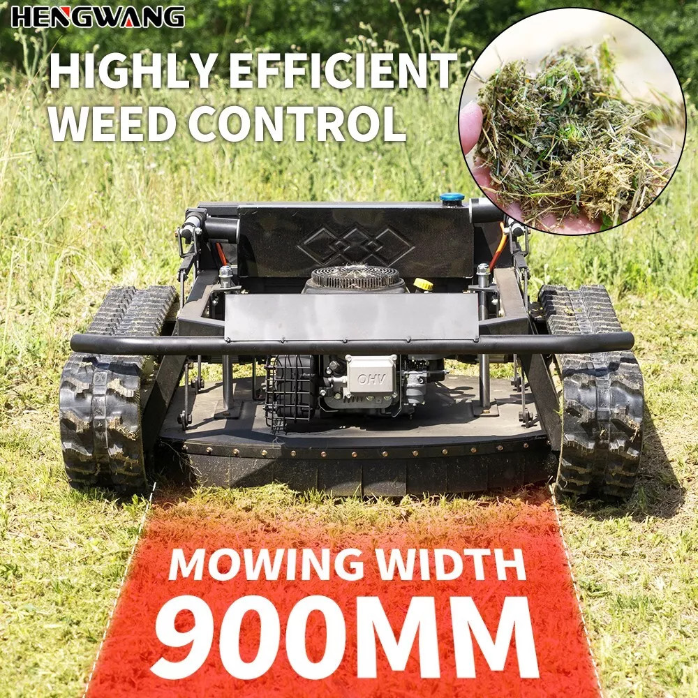 Robot lawn mower sale！22HP Remote Control Lawn Mower 65° Climbing Free shipping