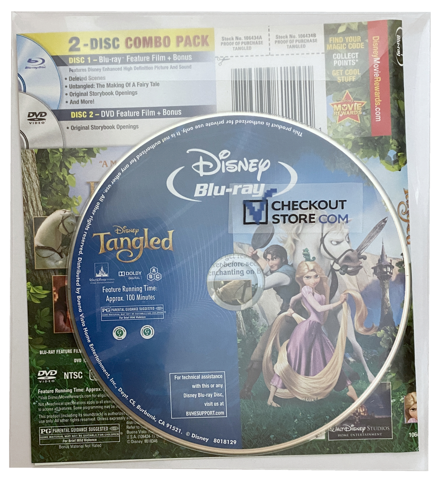 CPP Clear Plastic Sleeve with Flap (Fits Blu-ray Case Artwork Only) Lot