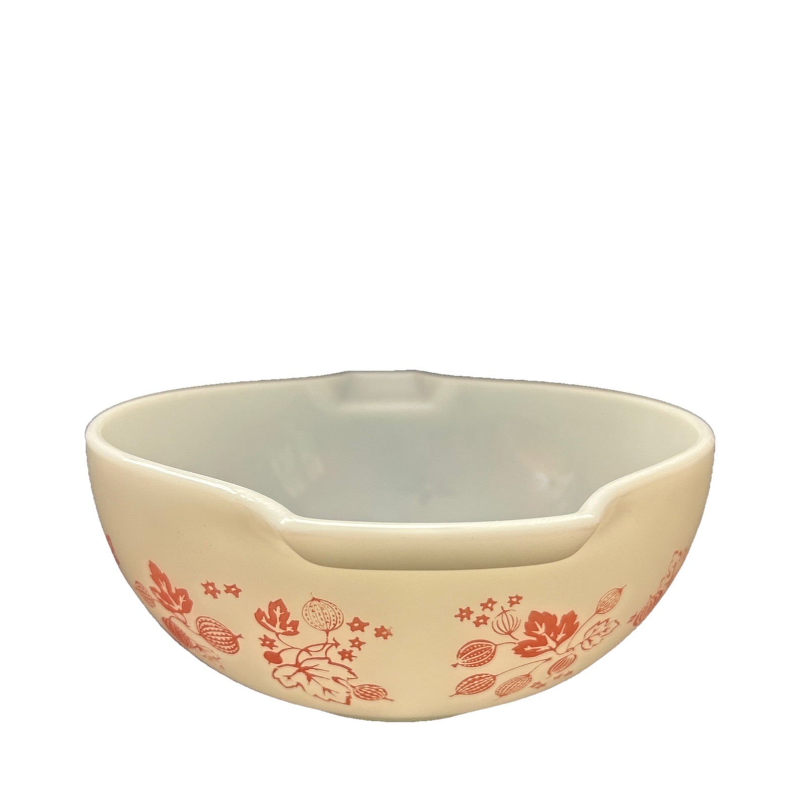 VINTAGE PYREX # 443 PINK GOOSEBERRY SMALL CINDRELLA MIXING BOWL 2.5 PINT FreeShi