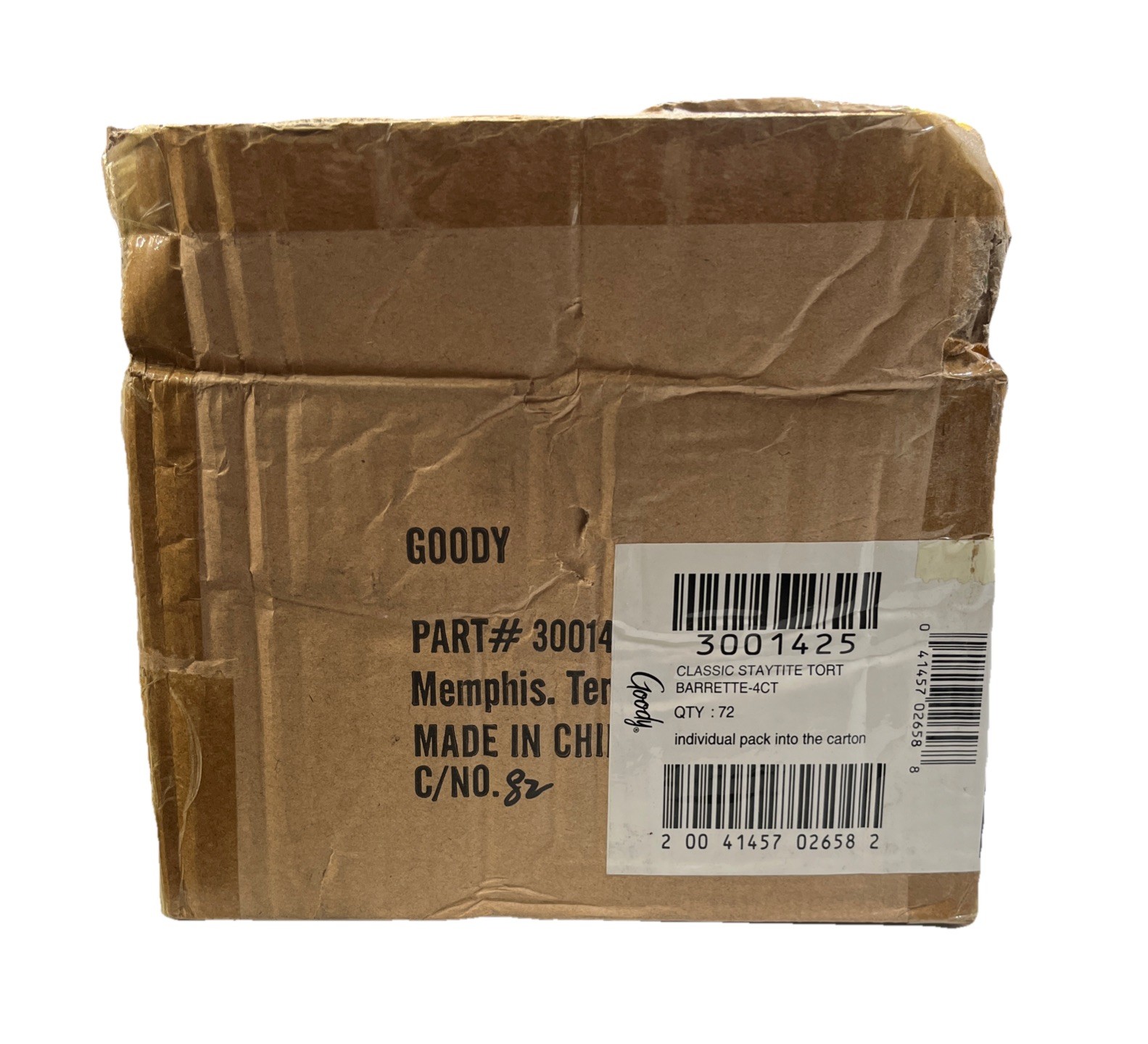 Goody Stay Tight Hair Barrettes Clips (2 Pack)