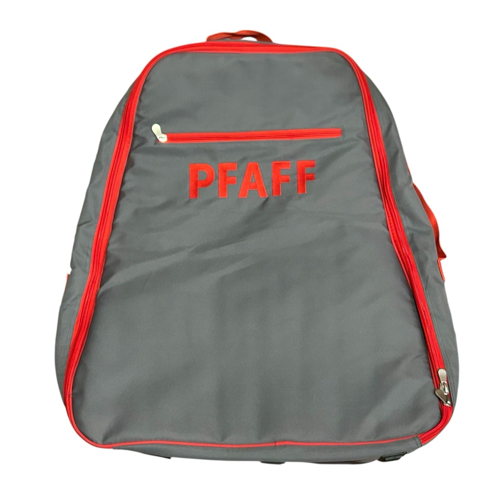 PFAFF Large Bag Sewing Machine Carrier Grey Red Nice Condition Ships Quickly