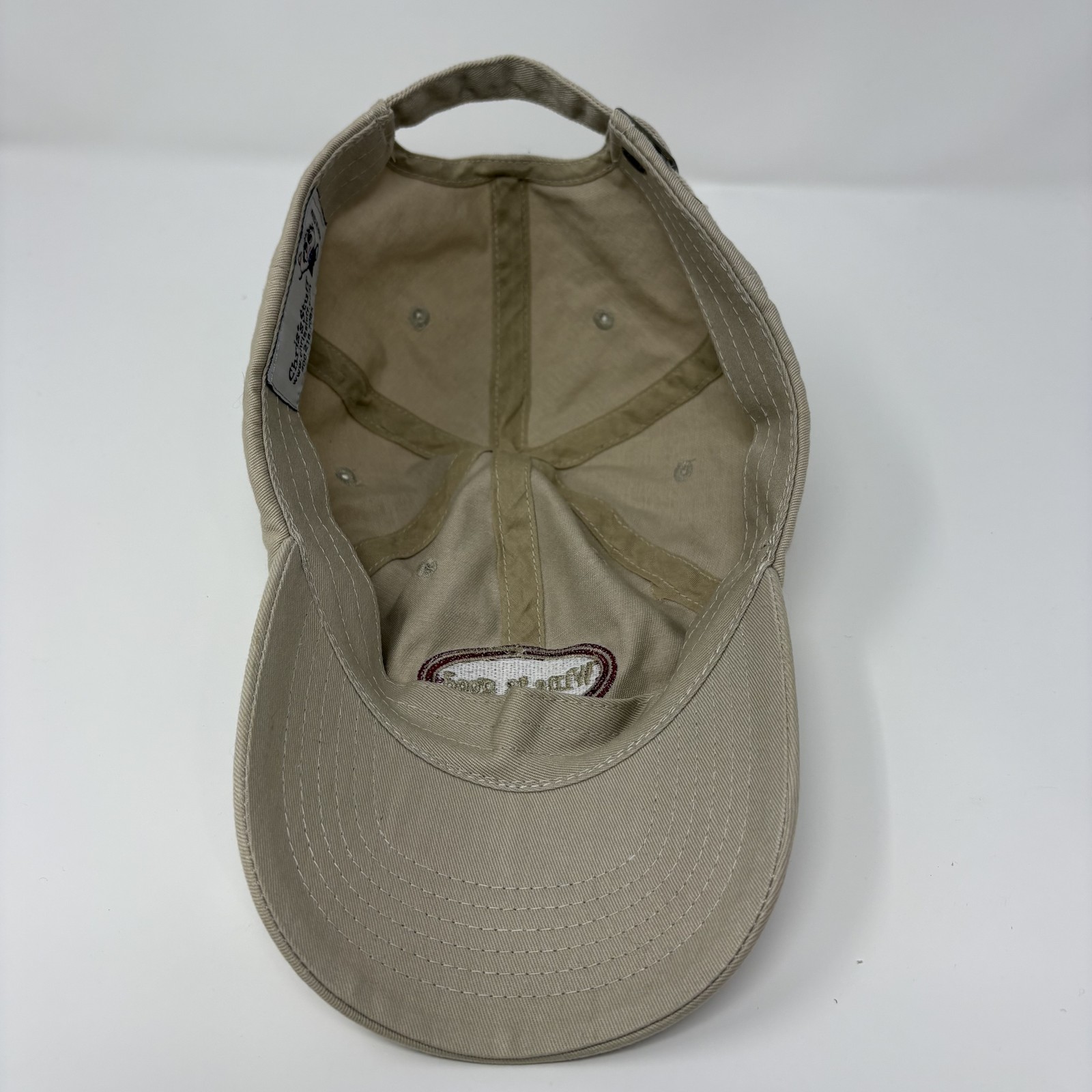"Wine Is Good" Tan Baseball Cap Dad Hat Adjustable Humor Novelty