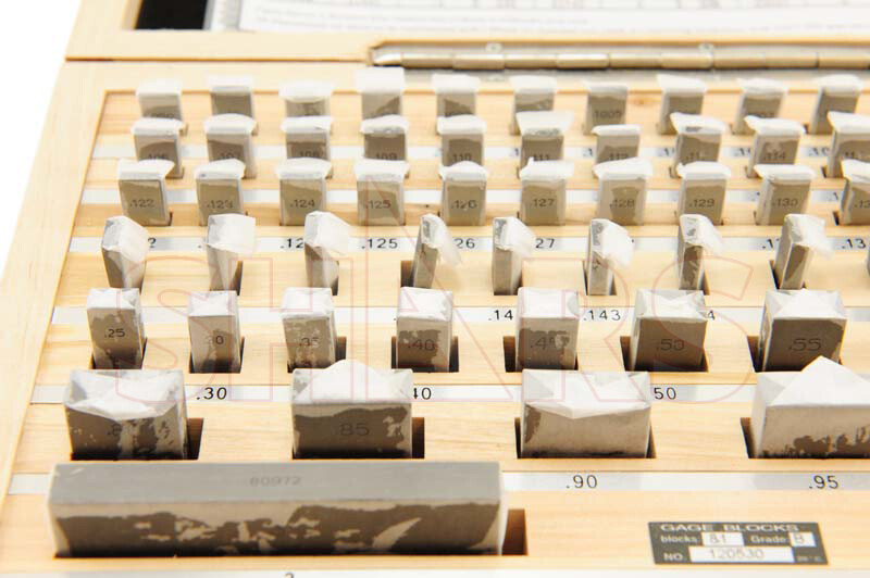 SHARS Grade AS-0 .1001 to 4.000" 81 pcs Solid Carbide Gage Block Set NEW R{